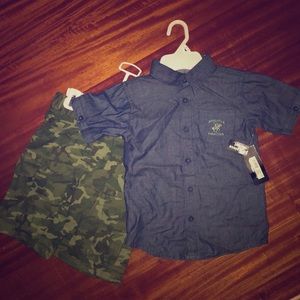 NWT boys Beverly Hills polo club set